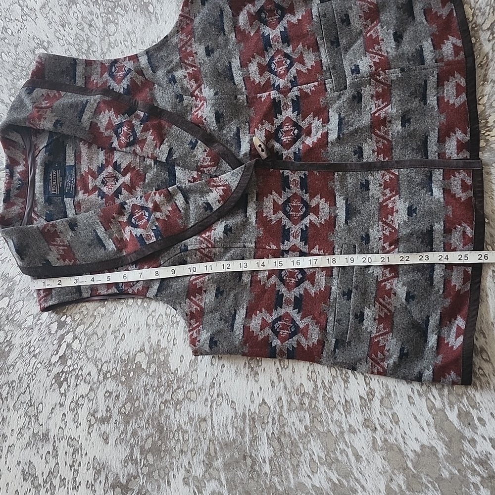Pendleton Virgin Wool Aztec Western Ranchcore Swe… - image 4